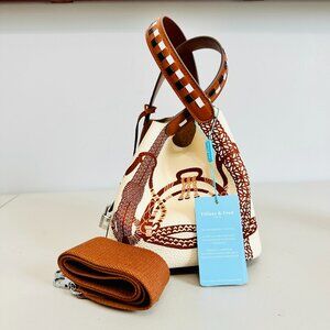 TIFFANY & FRED PARIS LEATHER HORSE HARNESS BUCKET SHOULDER BAG